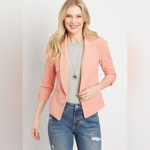 EUC Maurices Rose Open Front Blazer - Size M